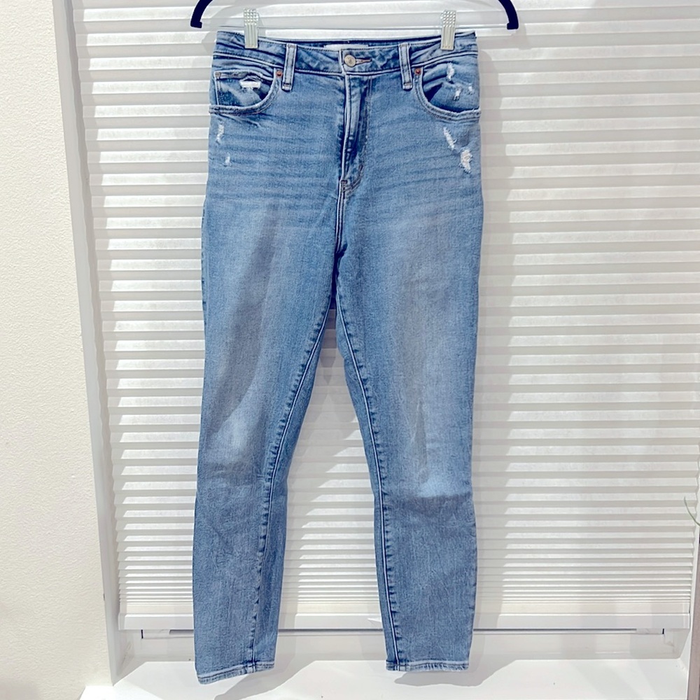 A&F Curve Love, high rise skinny jeans, size 27